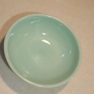 Vintage Thick Walled 9 1/2" Mint Green Large Serving Bowl